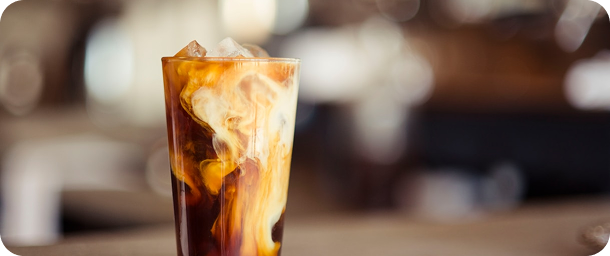 vaso de café cold brew
